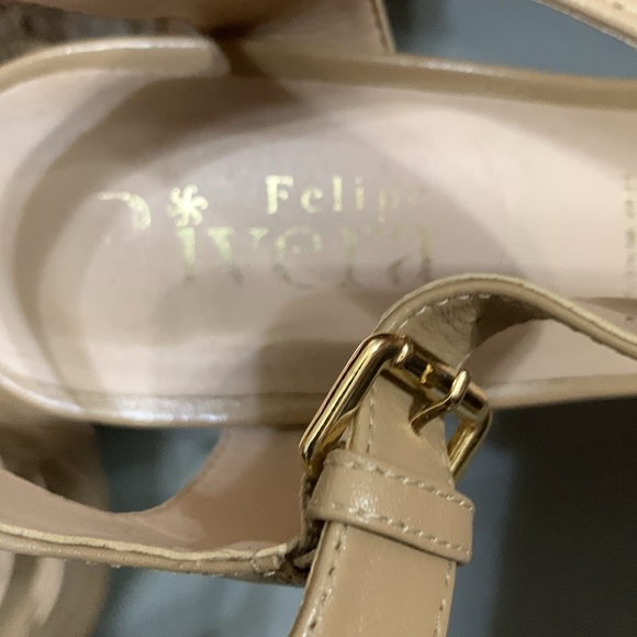 Felipe Riviera Tan Heels. Size 7” - Picture 5 of 12